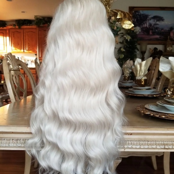 Pale Blonde Lace Front Wig main image 8